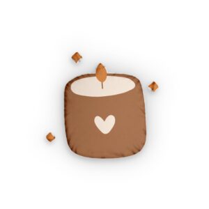 Candle-Shaped Custom Pillow - Cozy Home Decor