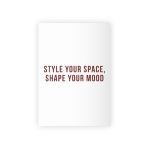 Stylish Gift Wrapping Paper Roll - "Style Your Space, Shape Your Mood"
