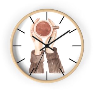 Cozy Hands Wall Clock - Perfect Timepiece for Home Decor
