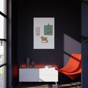 Foam Board - Cute Memo Collage ‘love’ Wall Art