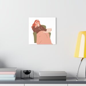 Cozy Reading Moment Acrylic Print — French Cleat Wall Art